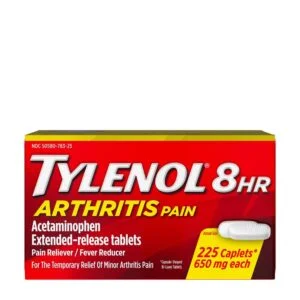 Tylenol 8 Hour Arthritis & Joint Pain Acetaminophen 650 MG Caplets, 225 Count
